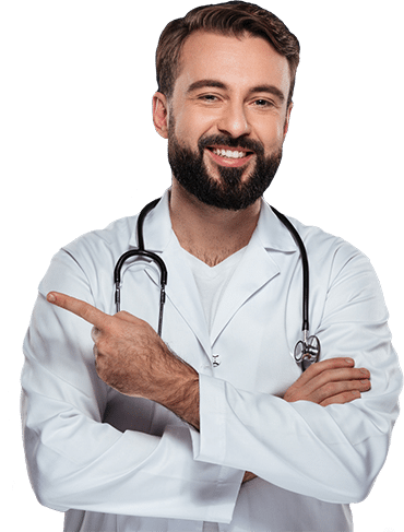 lächelnder Urologe: Ein Arztbesuch muss nicht schlimm sein